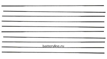 Пилки для ручного лобзика 150мм 10шт Hobbi [42-6-031]