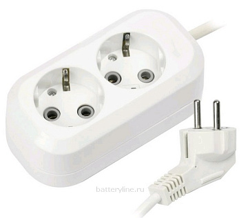 Удлинитель 2гн 2м 16A c заземлением SmartBuy SBE-16-2-02-Z (ПВС 3*1) 038462 Удлинитель 2гн 2м 16A c заземлением SmartBuy SBE-16-2-02-Z (ПВС 3*1) 038462