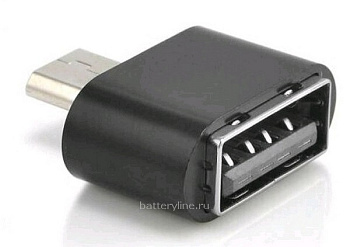 Переходник OTG шт.TYPE-C ----> гн.USB(AF) черный Переходник OTG шт.TYPE-C ----> гн.USB(AF) черный
