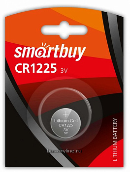 Батарейка CR1225 3v SmartBuy BL1 (1/12)