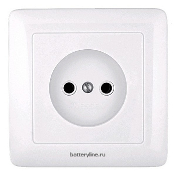 Розетка 1гн Schneider Electric ХИТ белая 10A RS10-132-B (1/10) 333407