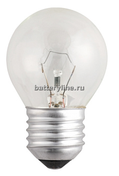 Лампа D1/P45 шар E27 60W clear ДШ 225-235V (россия) Лампа D1/P45 шар E27 60W clear ДШ 225-235V (россия)