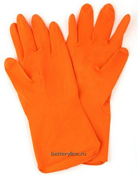 Перчатки хоз.резиновые (размер S) Premium (цена за пару) [447-009]