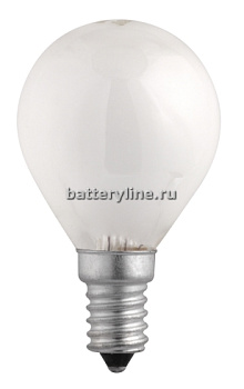 Лампа D1/P45 шар E14 60W матов  jaZZway 320317 (5/100)