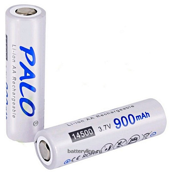 Аккумулятор 14500 [li-ion 900mAh 3.7v] 51мм*13.9мм без защиты