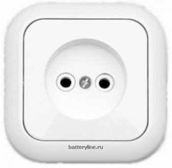 Розетка 1гн СветоПрибор белая PC16-228 (1/60)