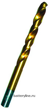 Сверло по металлу  6.5мм x101мм (P6M5/HSS TIN 135гр нитрид.титан) Remocolor [35-5-665]