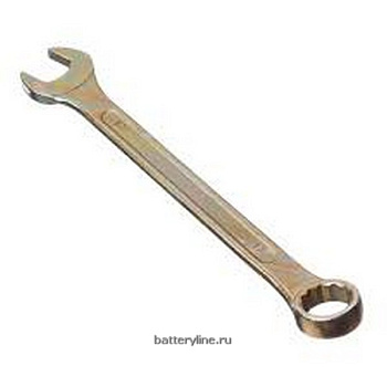 Ключ 17x17мм рожково-накидной (оцинк.бел) FALCO Ключ 17x17мм рожково-накидной (оцинк.бел) FALCO