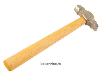 Молоток 600гр деревянная рукоять слесарный круглый боёк [38-0-260] 291803